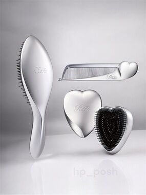 REFA BUNDLE OF 3 ROSE GOLD AILE BRUSH + FOLDABLE HEART COMB + HEART BRUSH
